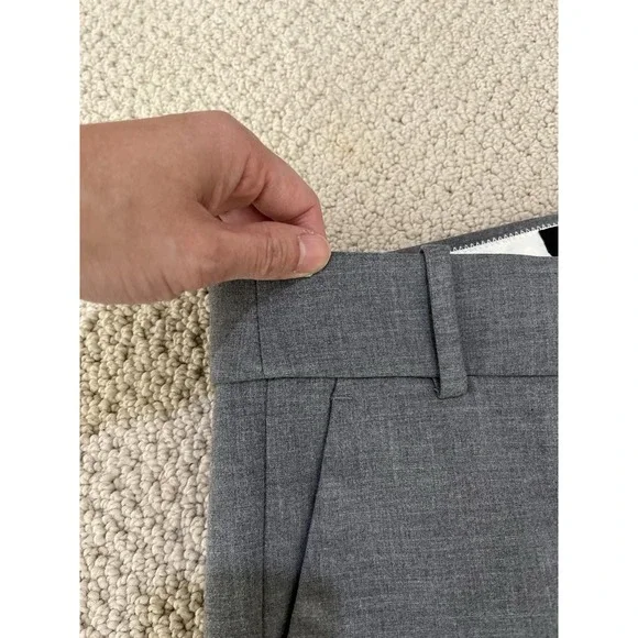 j crew 365 cameron women grey ankle pants size 4 - Picture 5 of 9